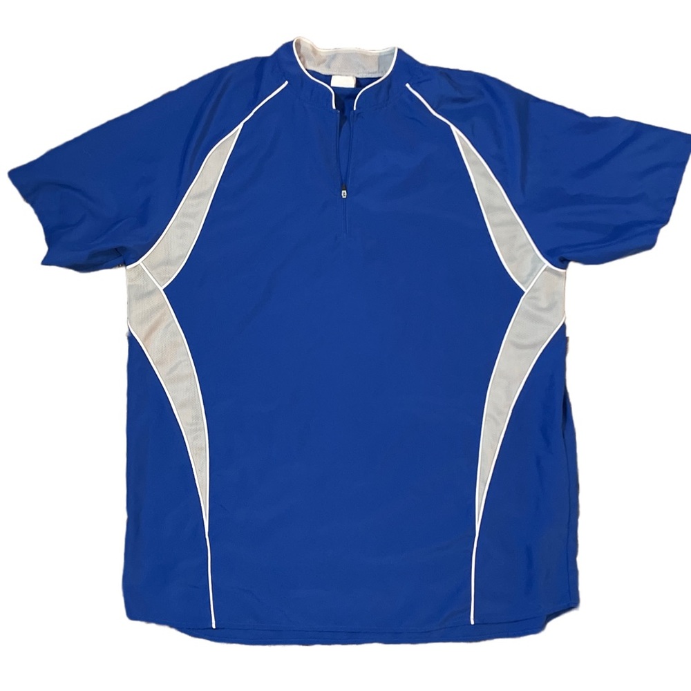 Men’s Royal & Gray Baseball Coach’s Shirt